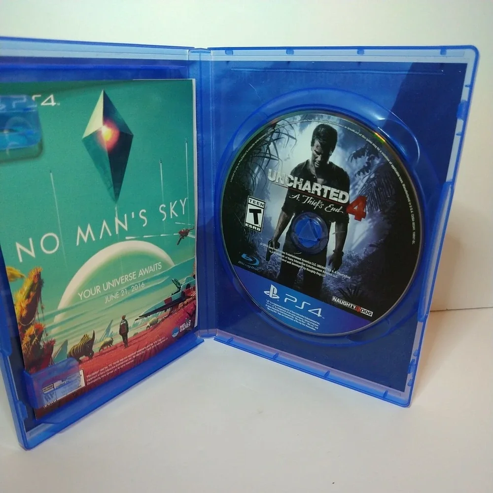 Uncharted 4: A Thief's End PS4 Playstation 4 Game Disc Only 54m